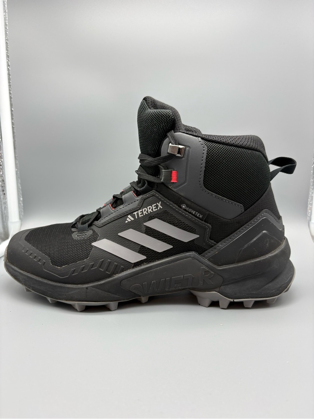 Adidas | Terrex Swift R3 GTX Mid Hiking Shoes - Black ; Womens 7.5